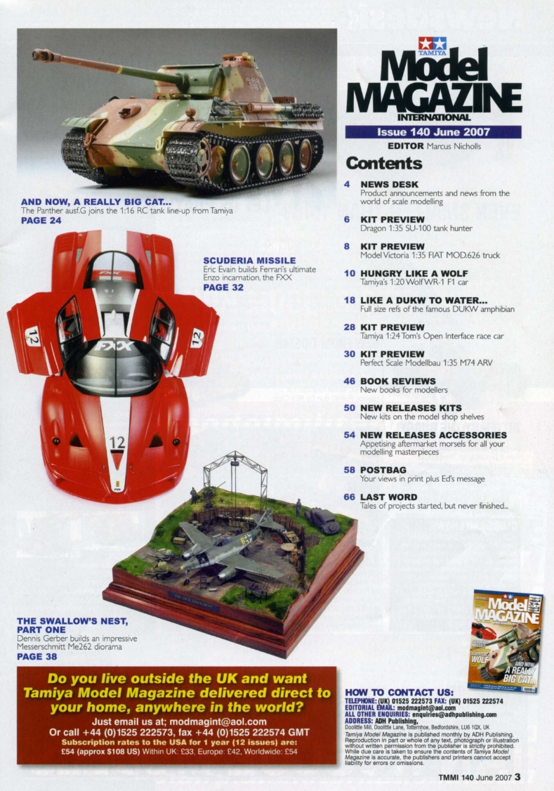 Tamiya Model Magazine 140 (2007-06)